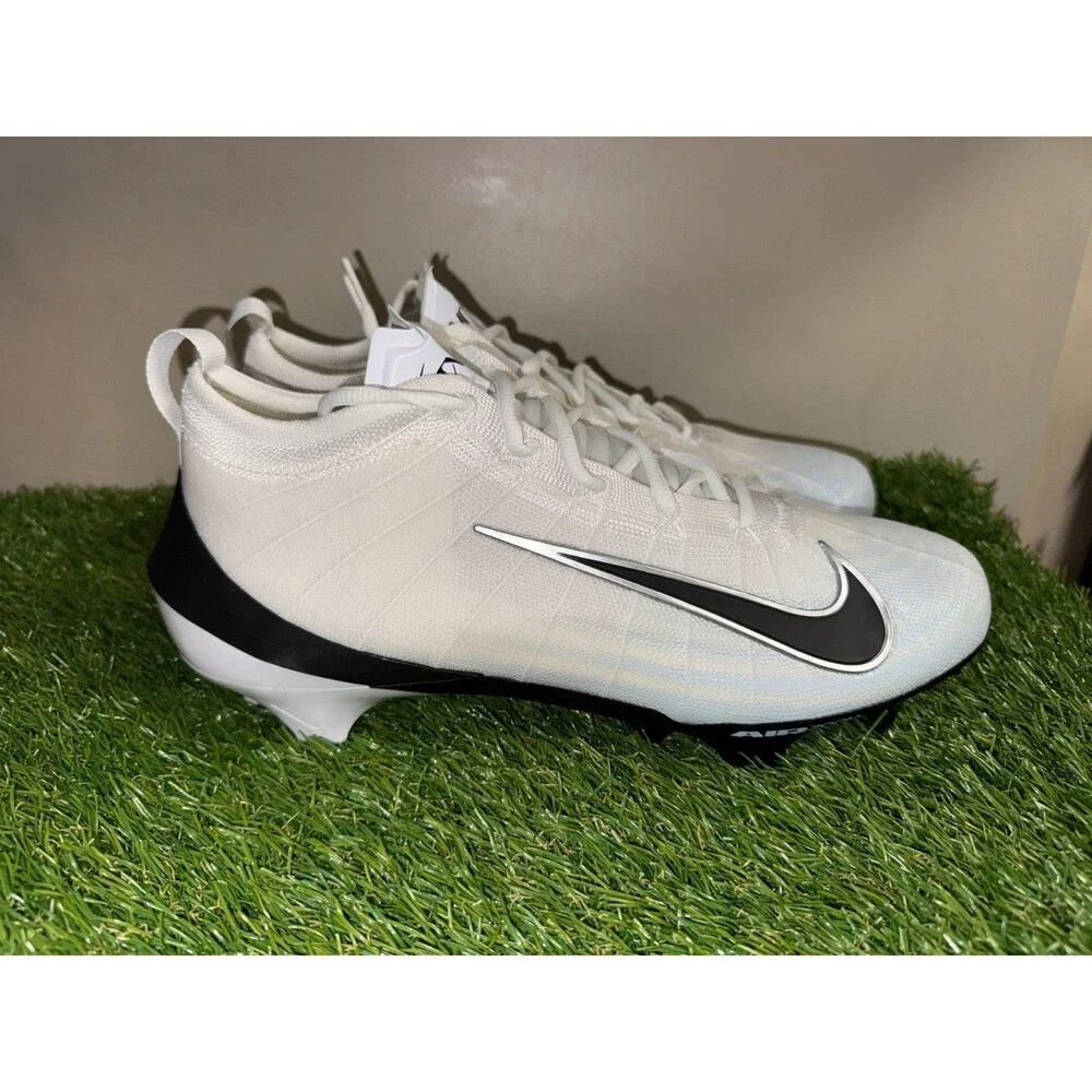 Mens 11 Wide Nike Zoom Air Vapor Elite PE Football Cleats White Black HV2724-100